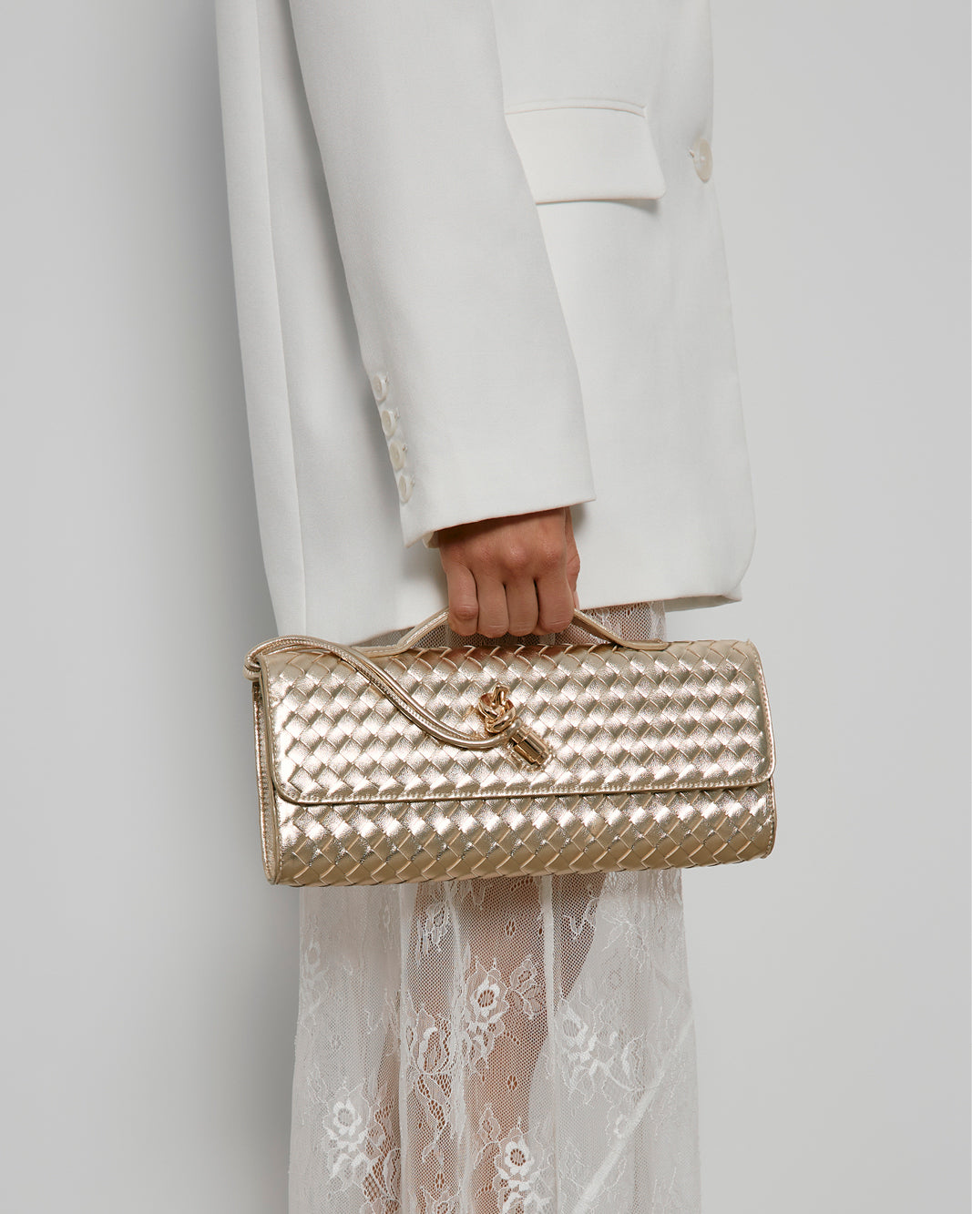 ALICE CLUTCH BAG - GOLD METALLIC-Handbags-Billini-BILLINI USA