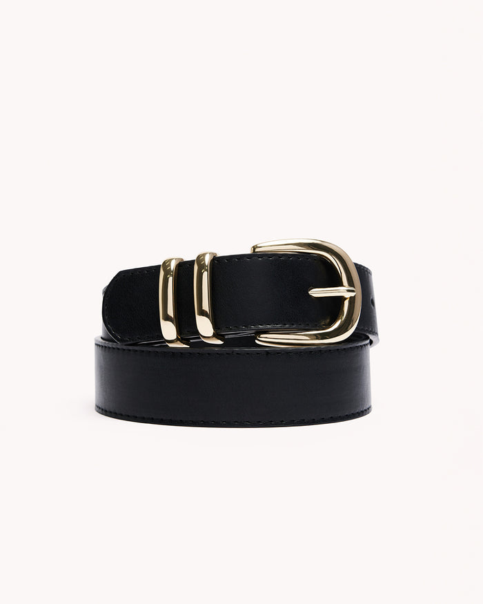 AMANI BELT - BLACK-GOLD-BELTS-Billini-BILLINI USA