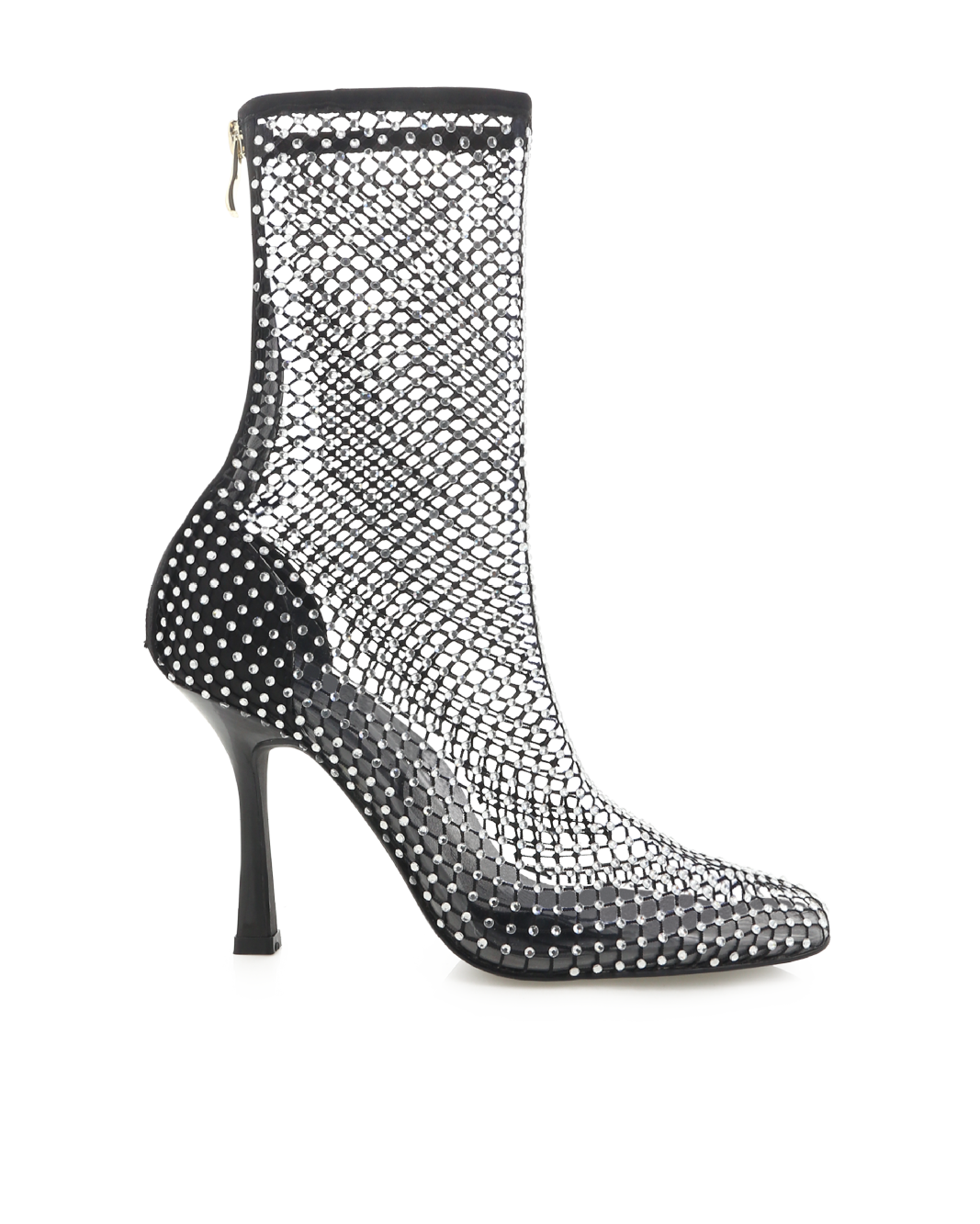 BINDI BLACK SATIN DIAMANTE Boots BILLINI USA