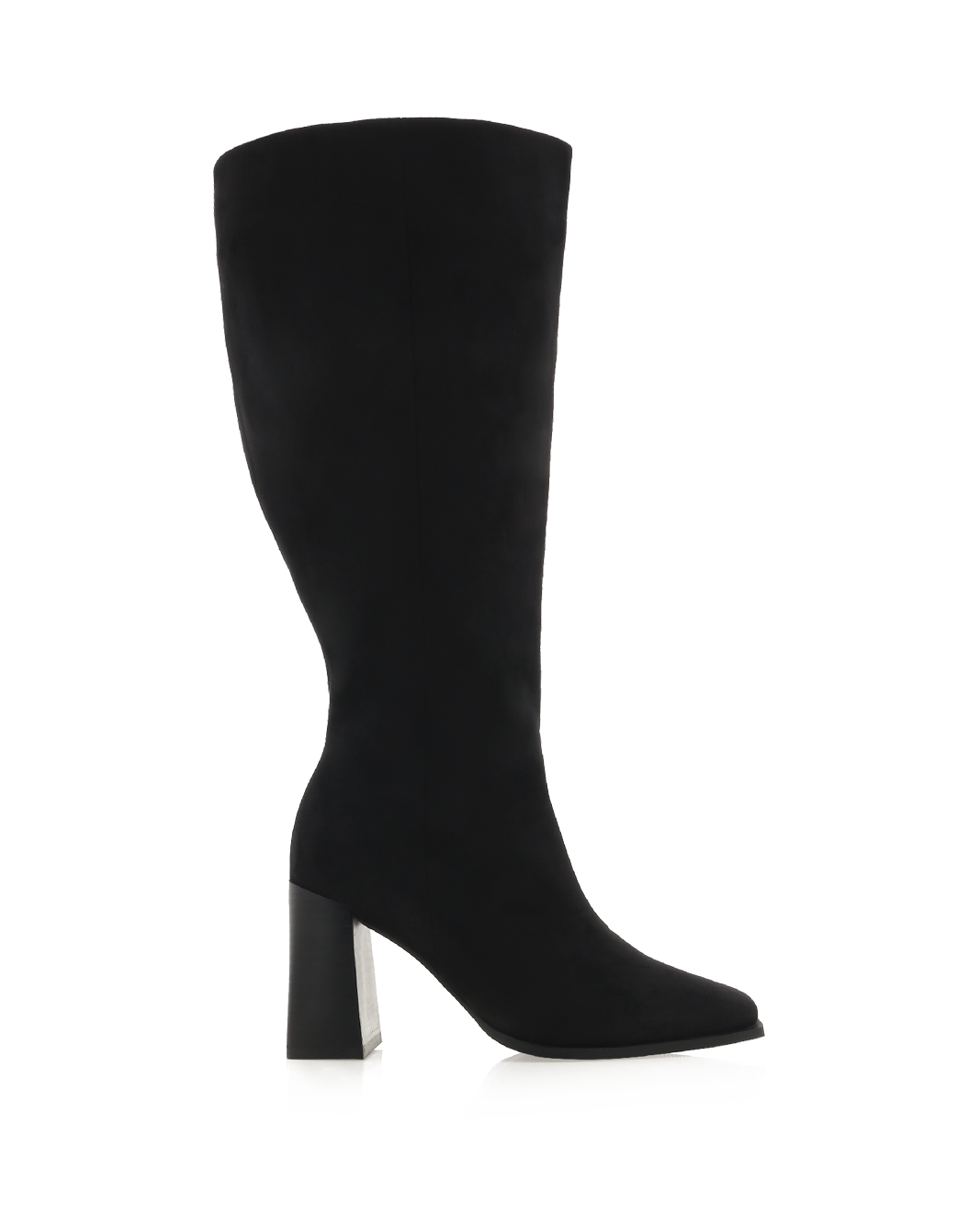 CASTON EXTENDED CURVE - BLACK SUEDE-Boots-Billini-BILLINI USA