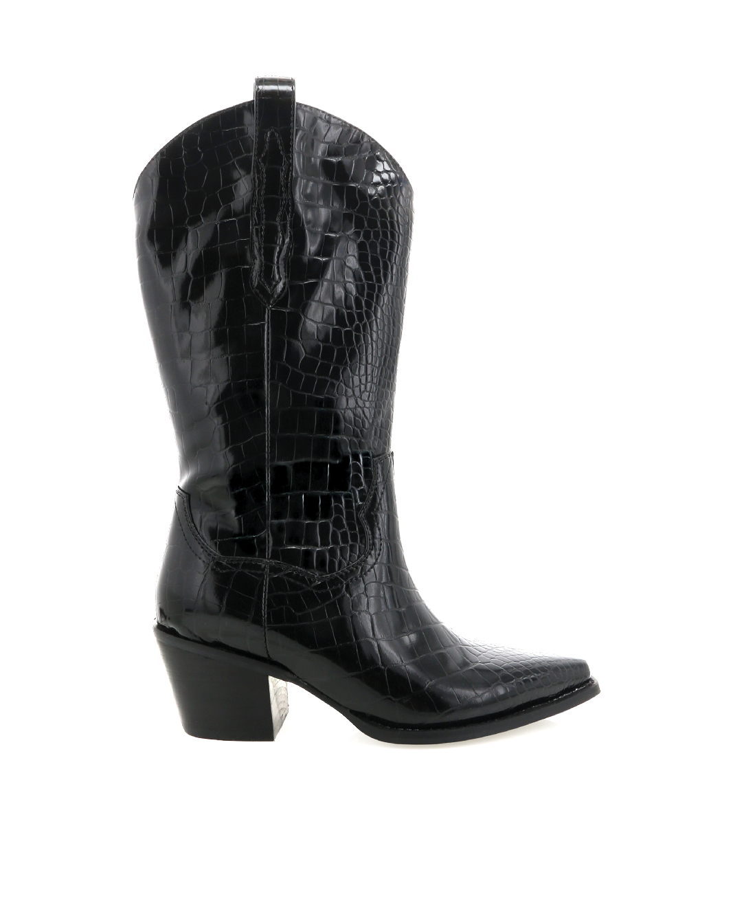 Shiny top cowboy boots