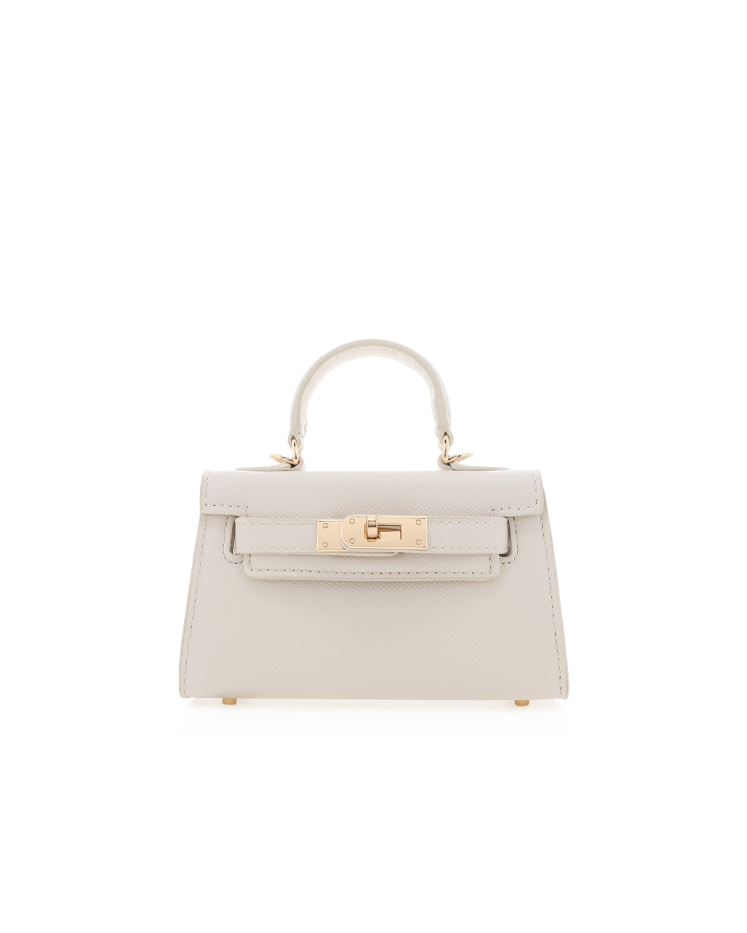 HARIETTE MINI HANDLE BAG - BONE SAFFIANO-Handbags-Billini-BILLINI USA