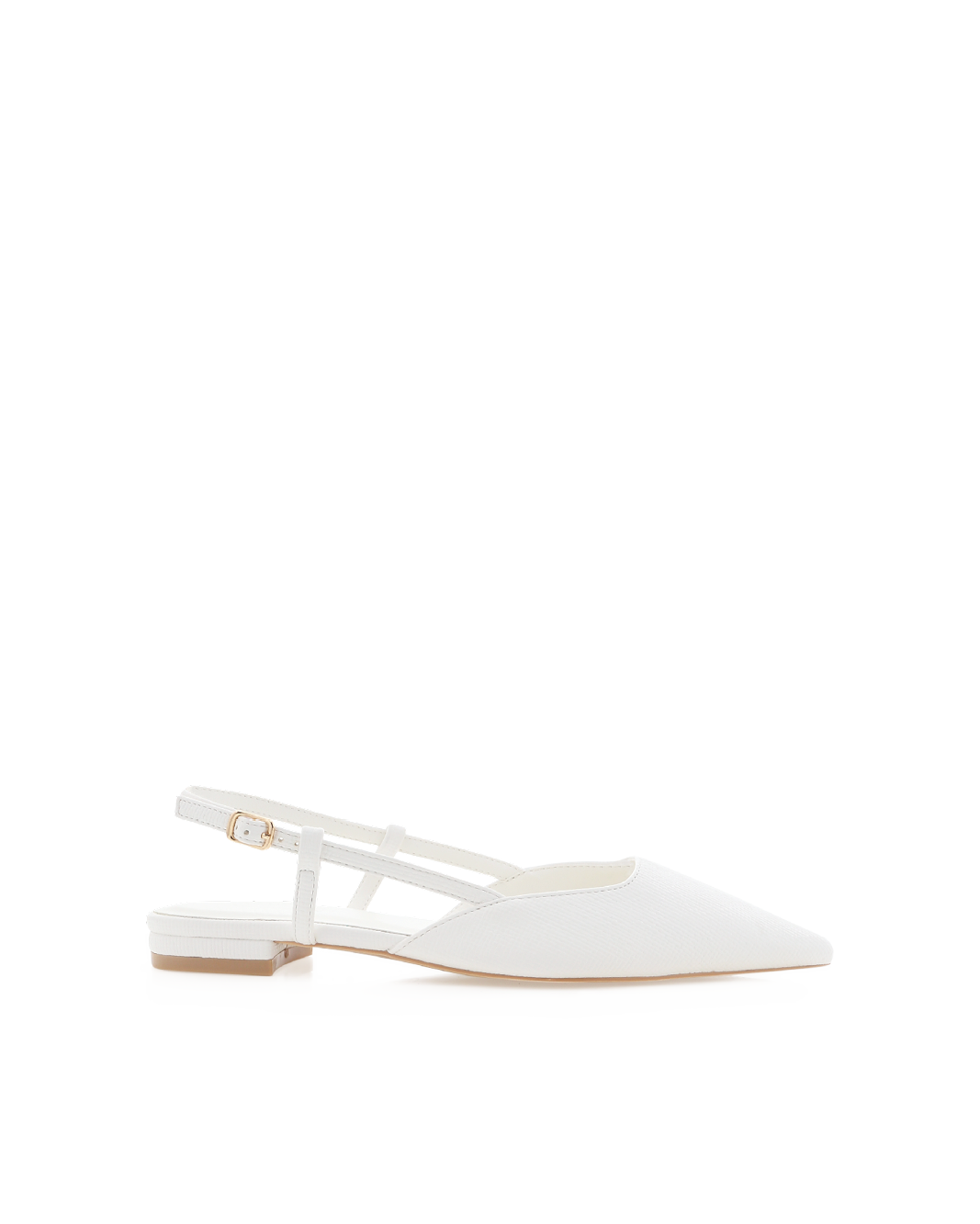 IVER - WHITE RAFFIA TEXTURE-Flats-Billini-BILLINI USA