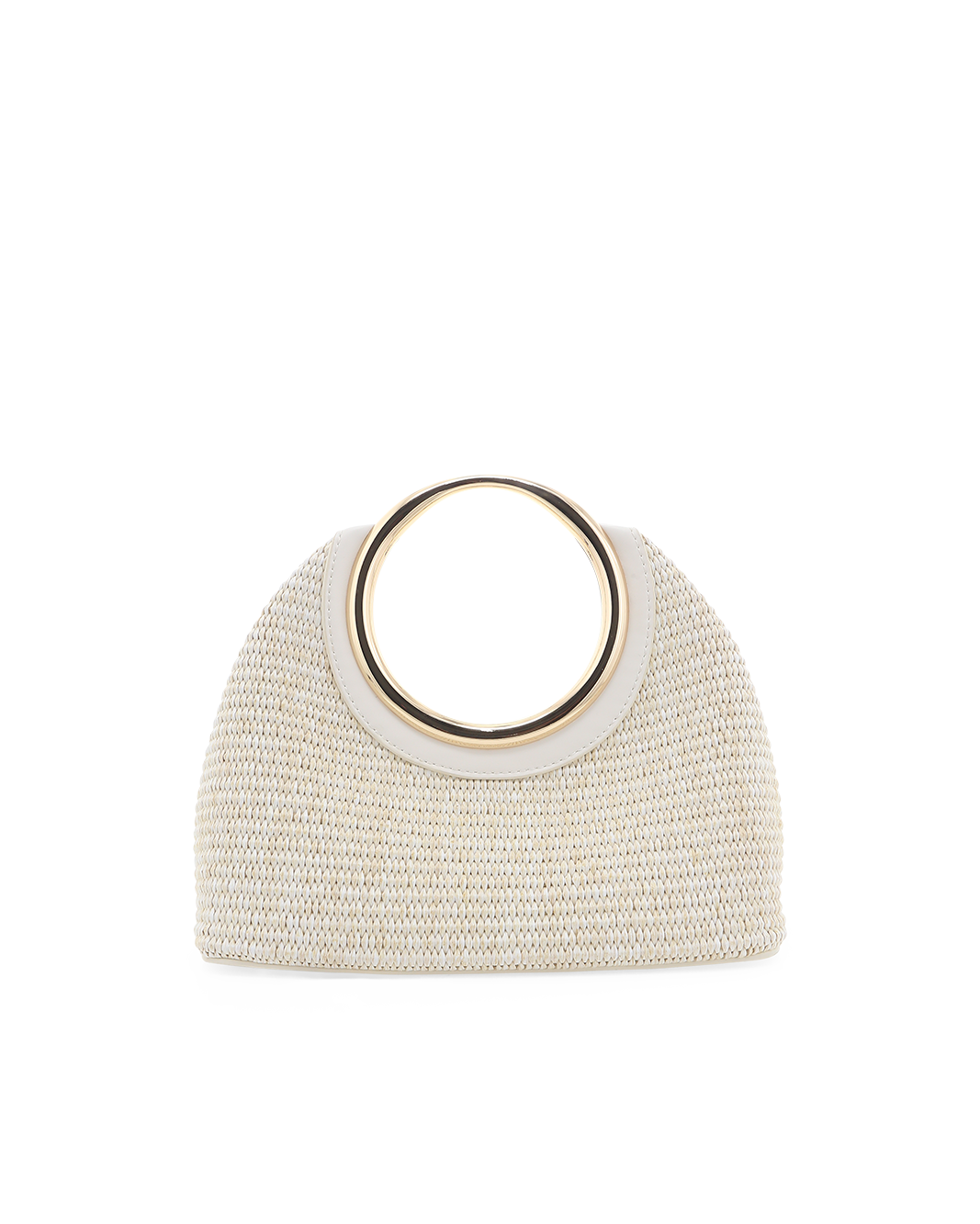 MONROE RAFFIA HANDLE BAG - CREAM RAFFIA-BONE-Handbags-BILLINI USA
