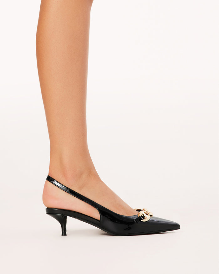 QUINBELLA - BLACK PATENT-PUMPS-Billini-BILLINI USA