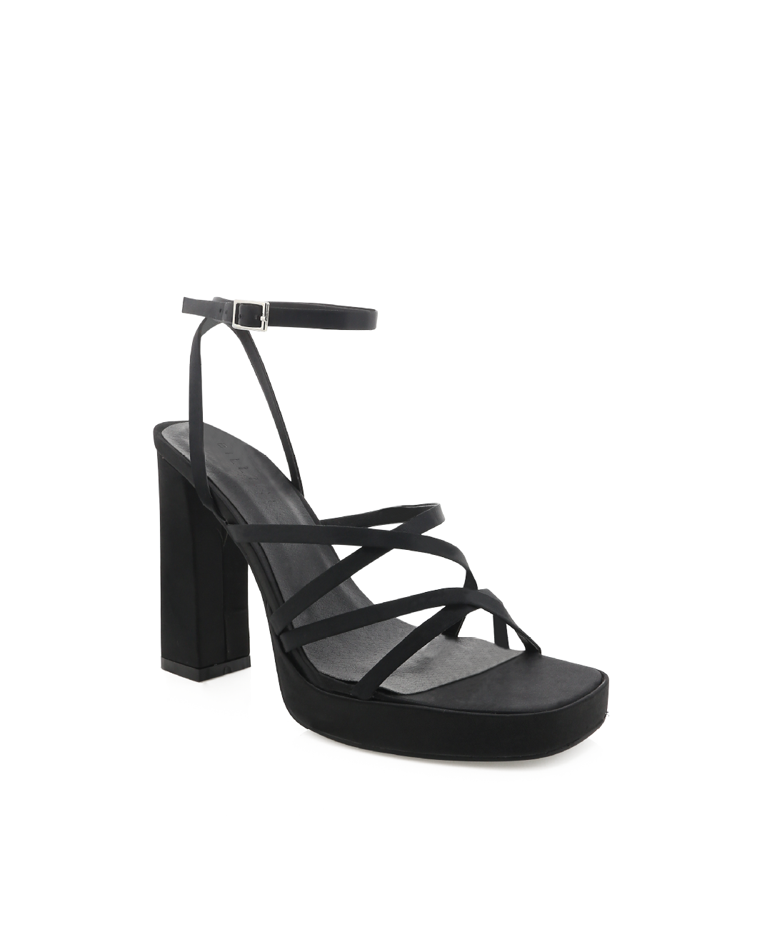 TAVOLO - BLACK SATIN-Heels-Billini-BILLINI USA
