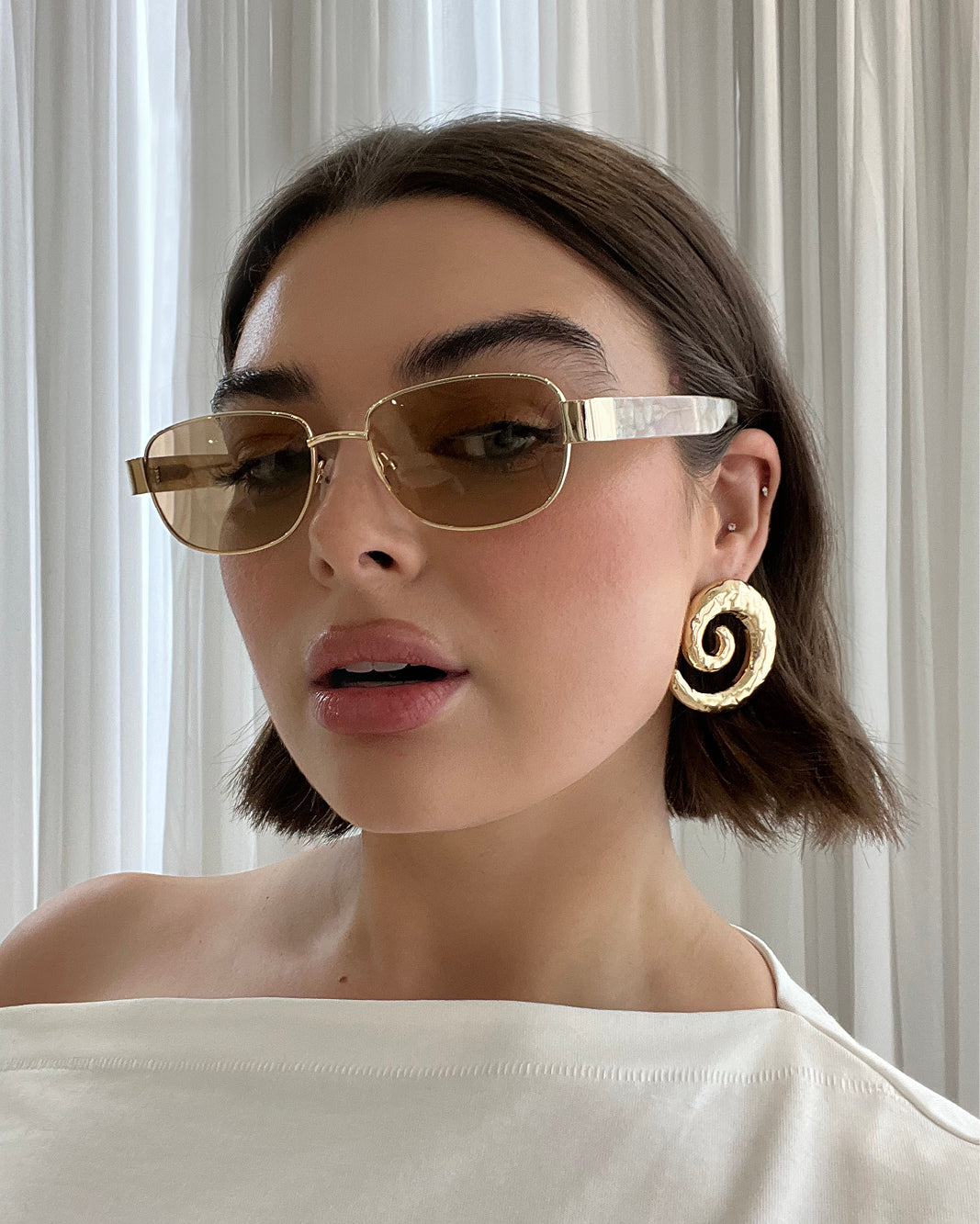 THE ADDISON - GOLD-PEARL TORT-BEIGE-SUNGLASSES-BANBE-BILLINI USA