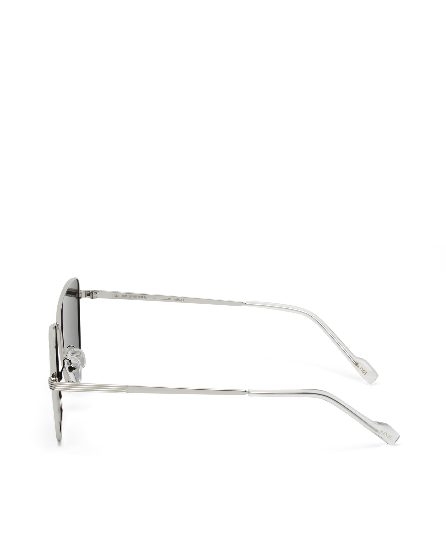 THE NATALIA - DARK SILVER-LIGHT SILVER-SUNGLASSES-BANBE-O/S-BILLINI USA