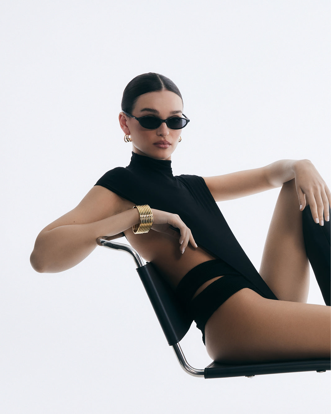 THE RODRIGO - BLACK-BLACK-SUNGLASSES-BANBE-BILLINI USA