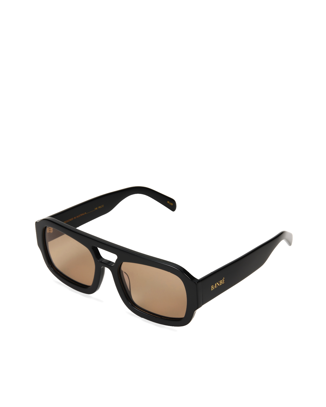 THE SUKI - BLACK-CARAMEL-SUNGLASSES-BANBE-BILLINI USA