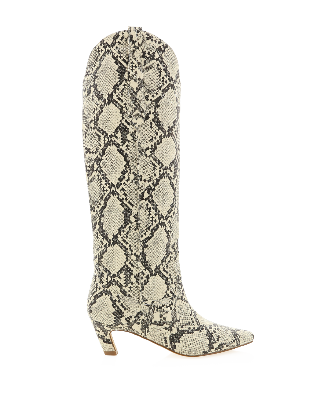 Cream 2025 snakeskin boots