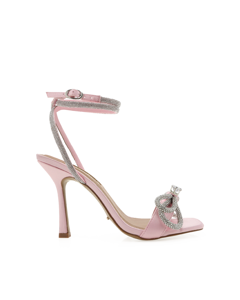 Blush satin shoes shop