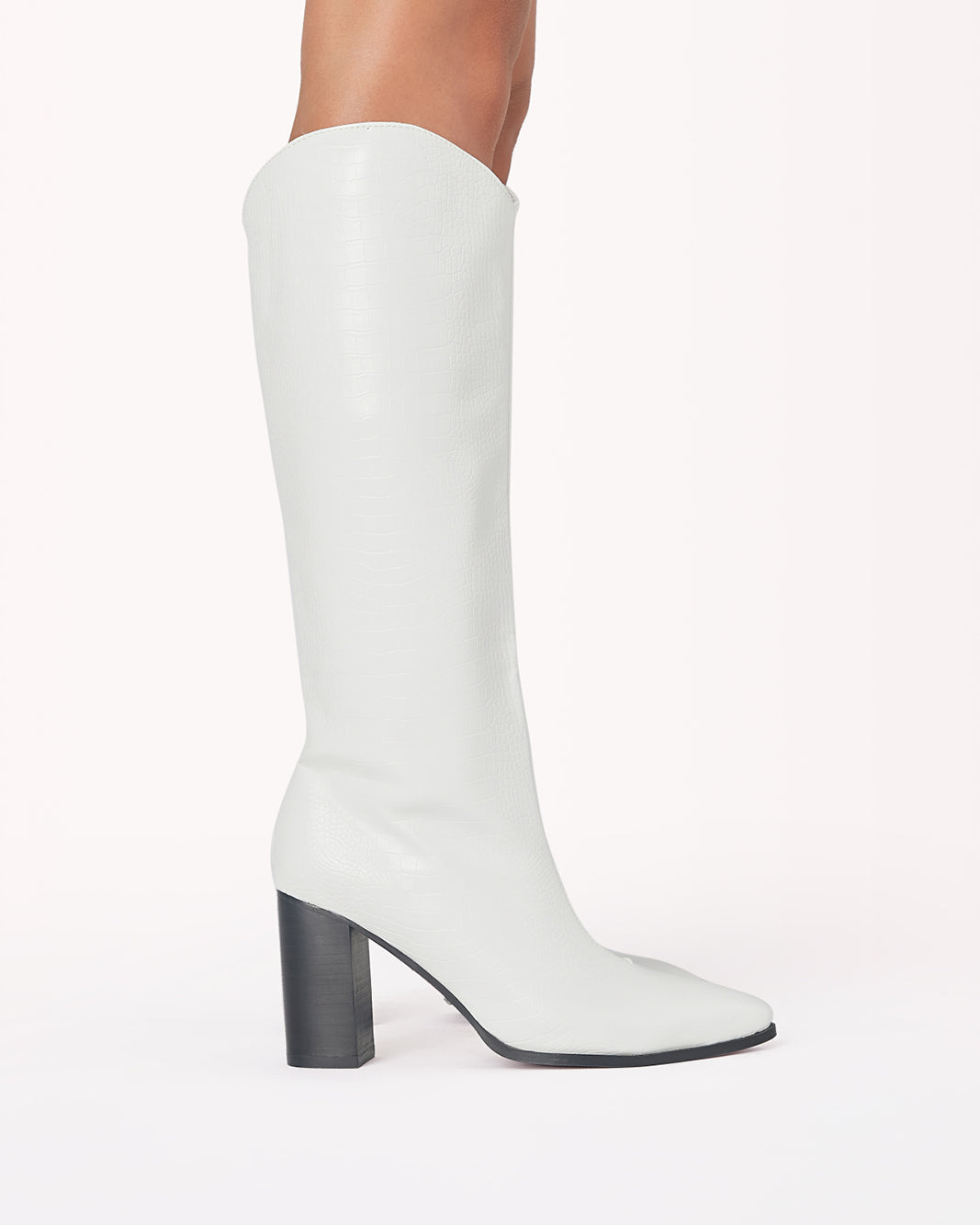 GABRIEL - WHITE CROC-BLACK-Boots-Billini-BILLINI USA