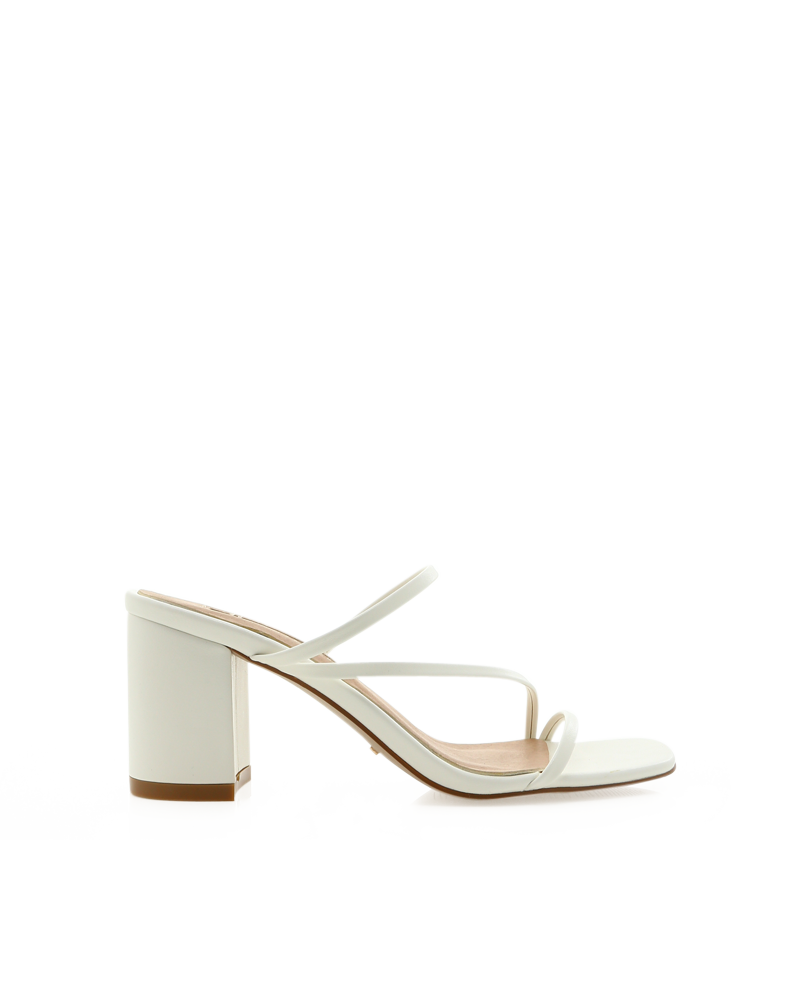 White mini heels hot sale