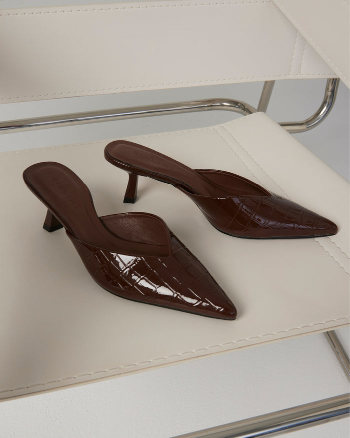 ADELE - CHOC PATENT CROC-PUMPS-Billini-BILLINI USA