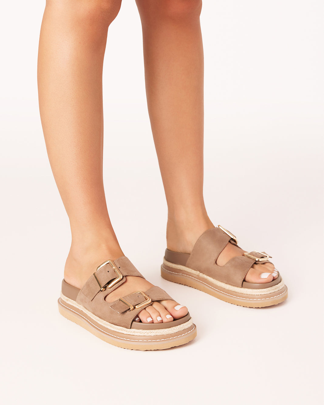 ALDER - FAWN SUEDE-Sandals-Billini-BILLINI USA