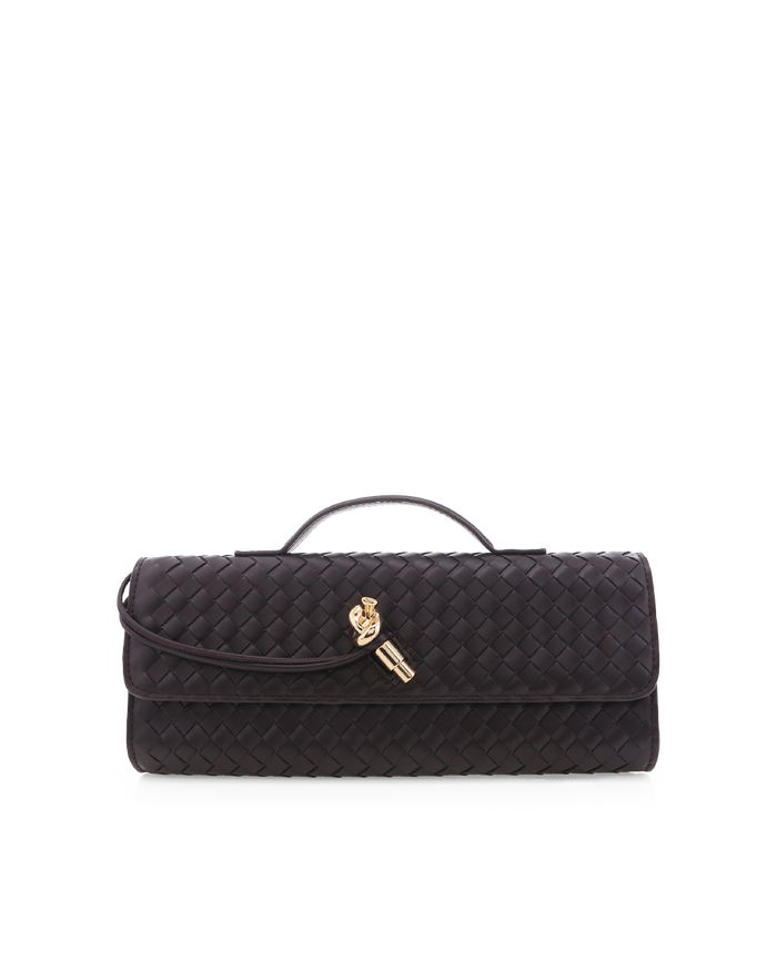 ALICE CLUTCH BAG - DARK CACAO-Handbags-Billini-BILLINI USA