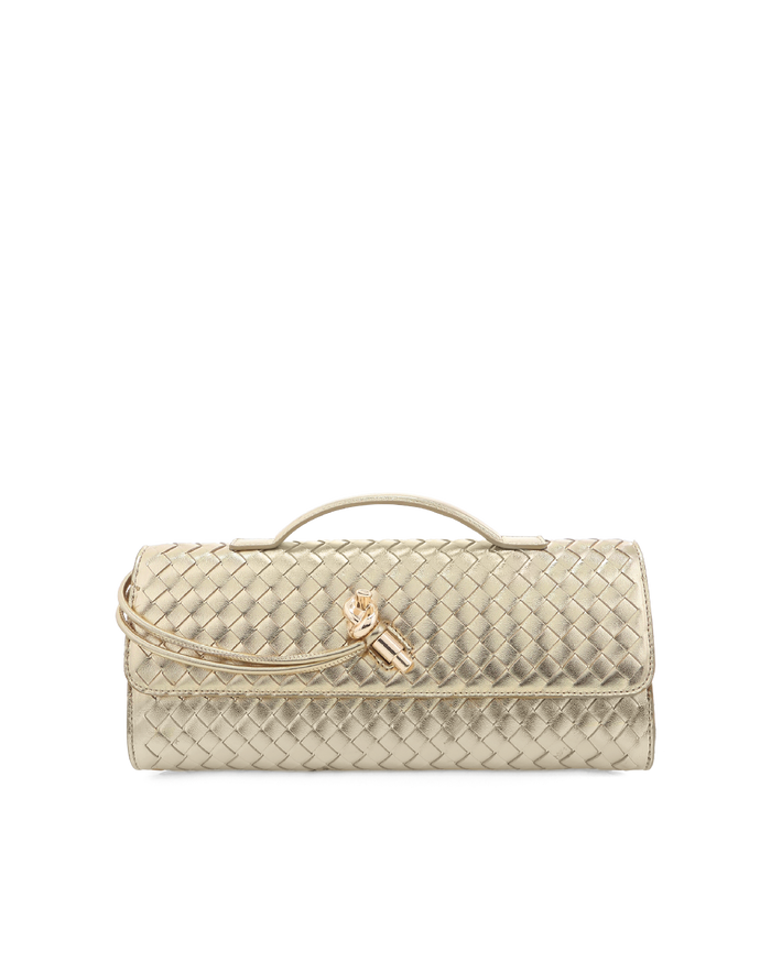 ALICE CLUTCH BAG - GOLD METALLIC-Handbags-Billini-BILLINI USA