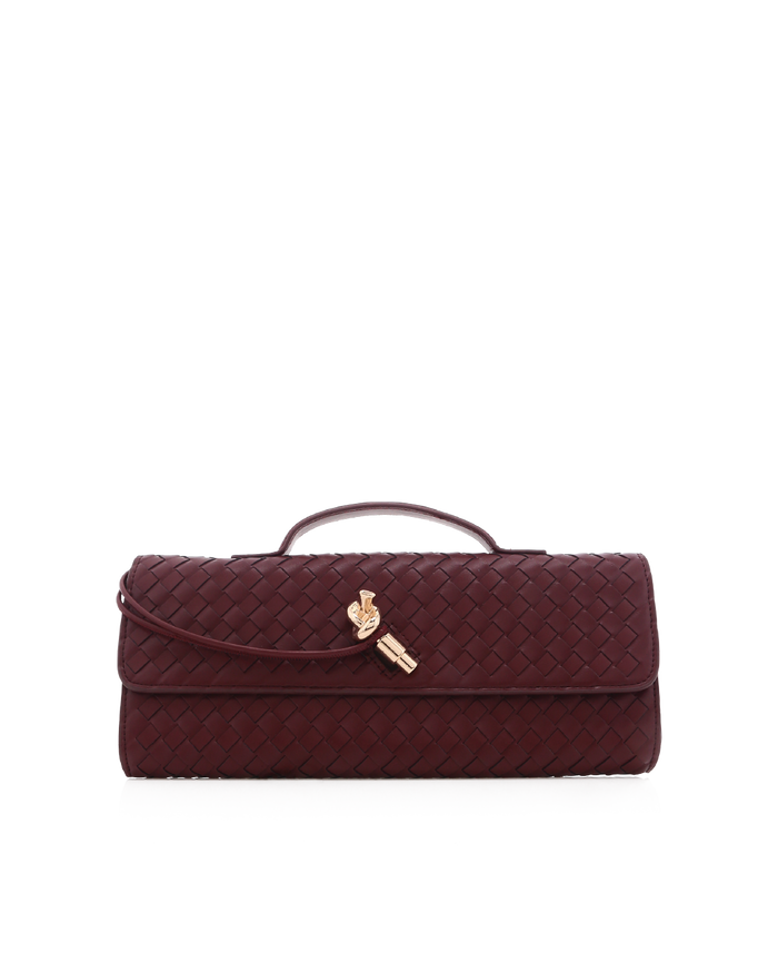 ALICE CLUTCH BAG - WINE-Handbags-Billini-BILLINI USA