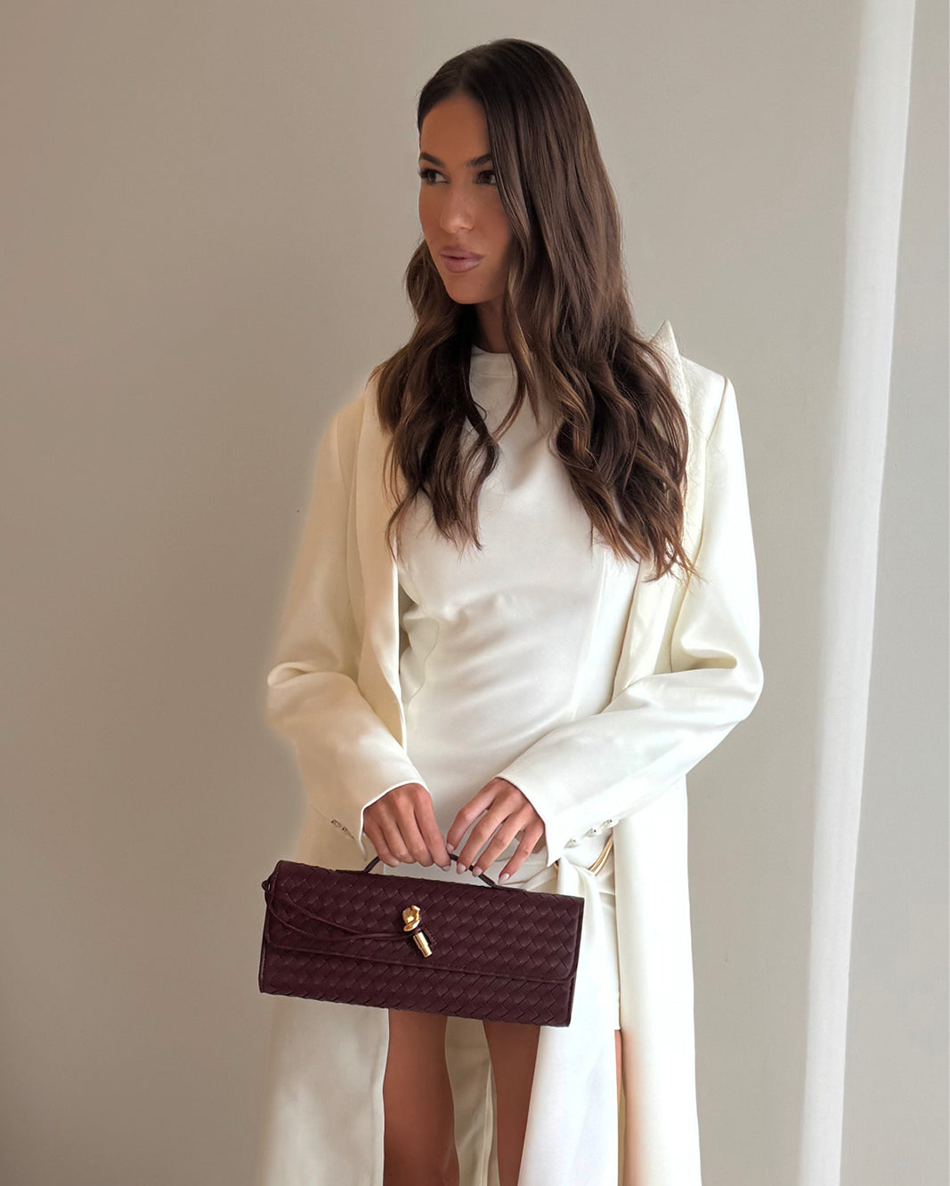 ALICE CLUTCH BAG - WINE-Handbags-Billini-BILLINI USA