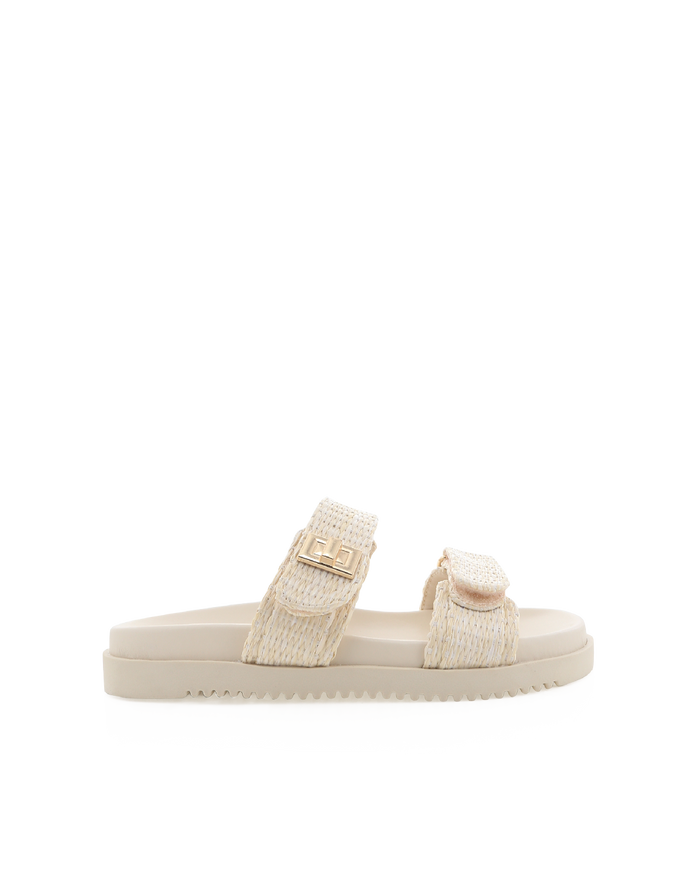 AMYLEE WIDE FIT - NATURAL RAFFIA-Sandals-Billini-BILLINI USA