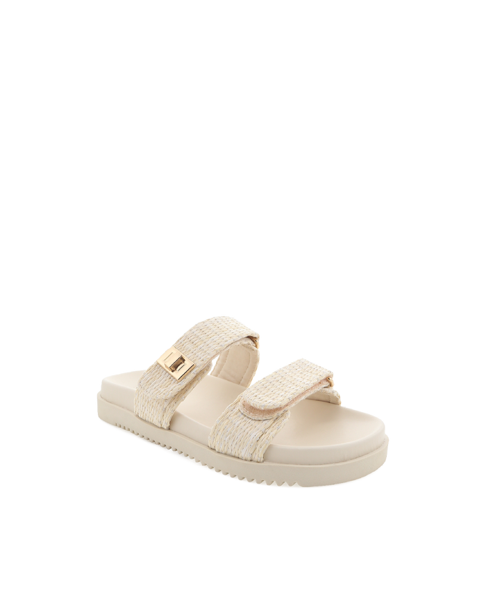 AMYLEE WIDE FIT - NATURAL RAFFIA-Sandals-Billini-BILLINI USA