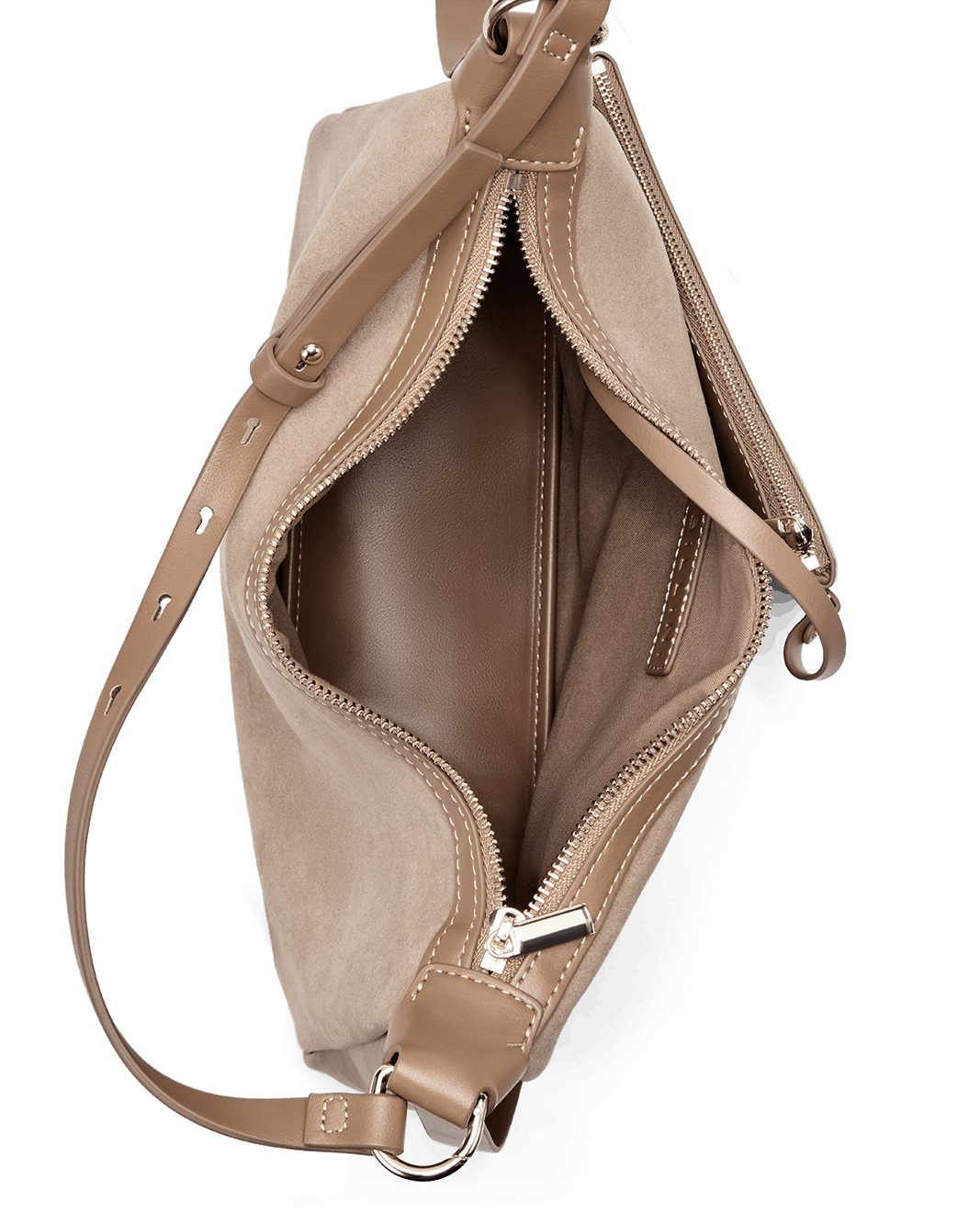 ANINE SHOULDER BAG - CAMEL SUEDE-CAMEL-Handbags-Billini-BILLINI USA