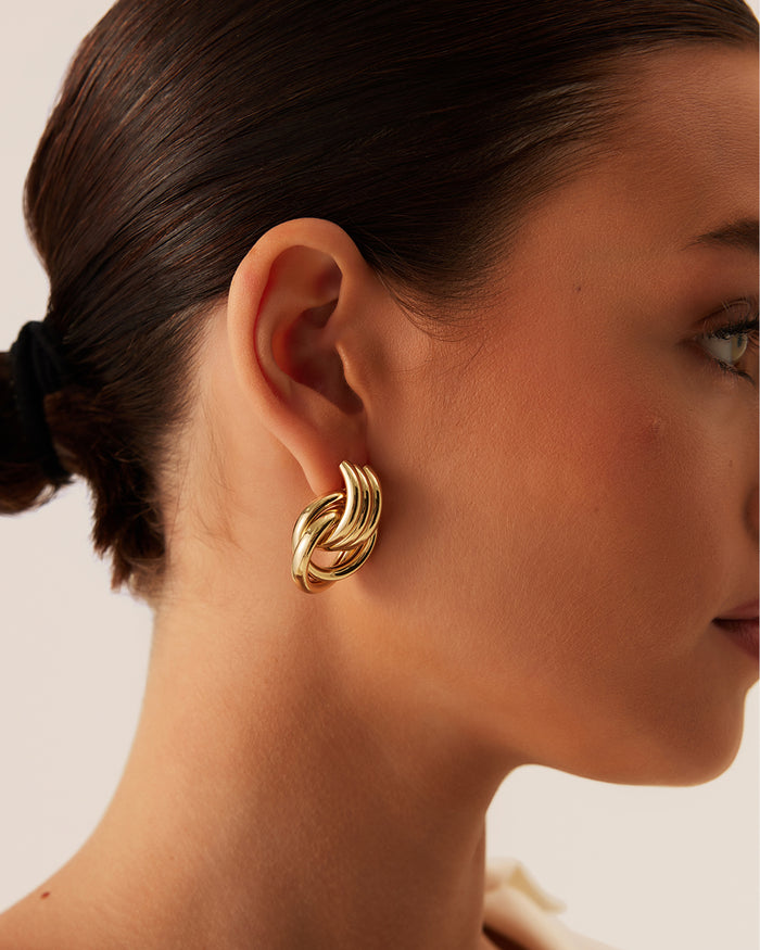 ANTHE EARRING - GOLD-JEWELLERY-Billini-BILLINI USA