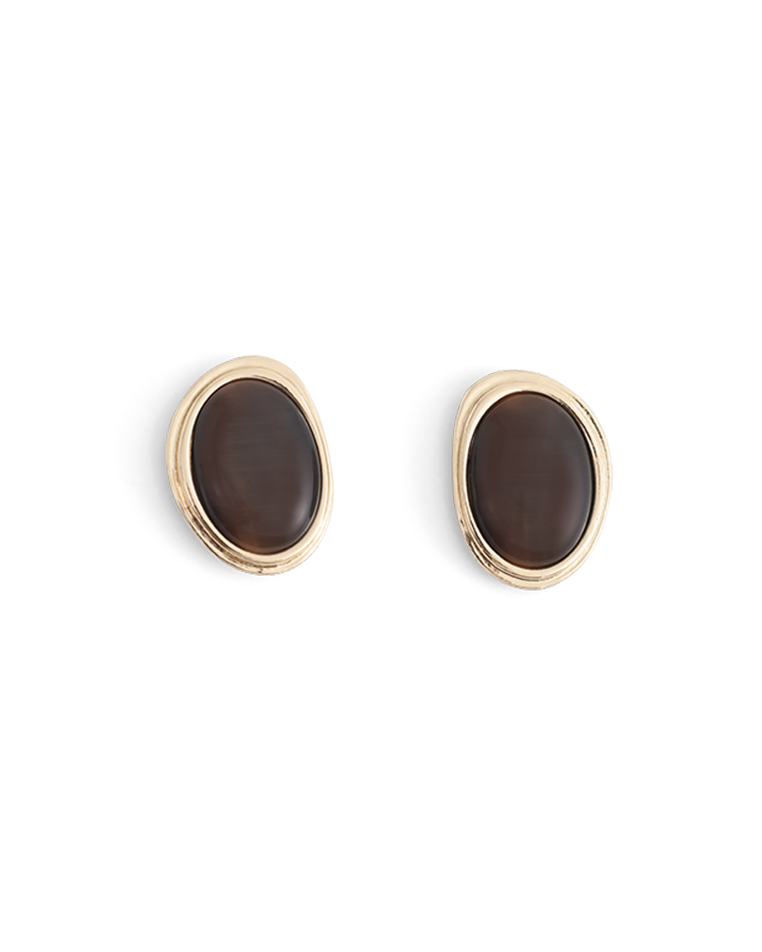 ANYA EARRINGS - GOLD-CHOCOLATE-JEWELLERY-Billini-BILLINI USA