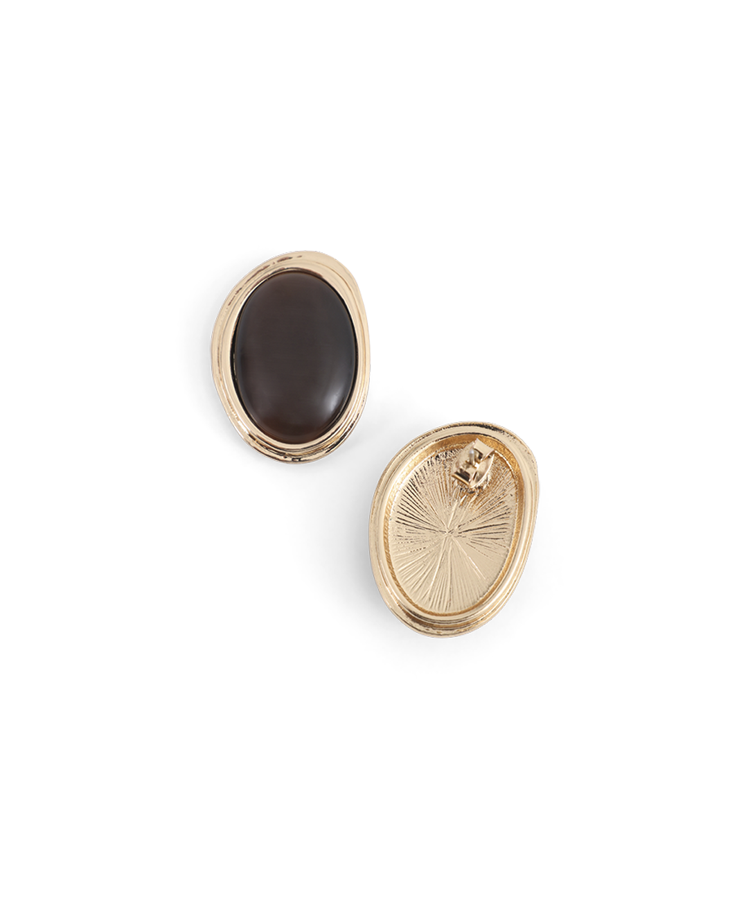 ANYA EARRINGS - GOLD-CHOCOLATE-JEWELLERY-Billini-BILLINI USA