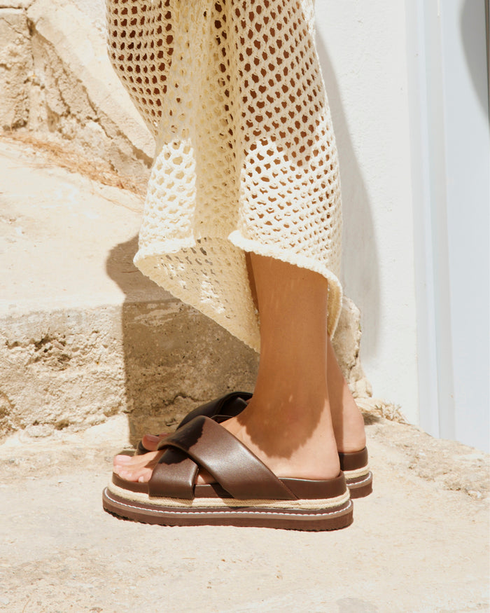 ARABEL - CHOCOLATE-Sandals-Billini-BILLINI USA