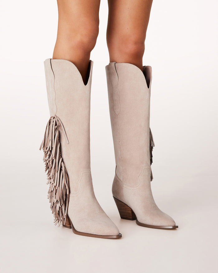 ARDIE - LIGHT BEIGE SUEDE-Boots-Billini-BILLINI USA