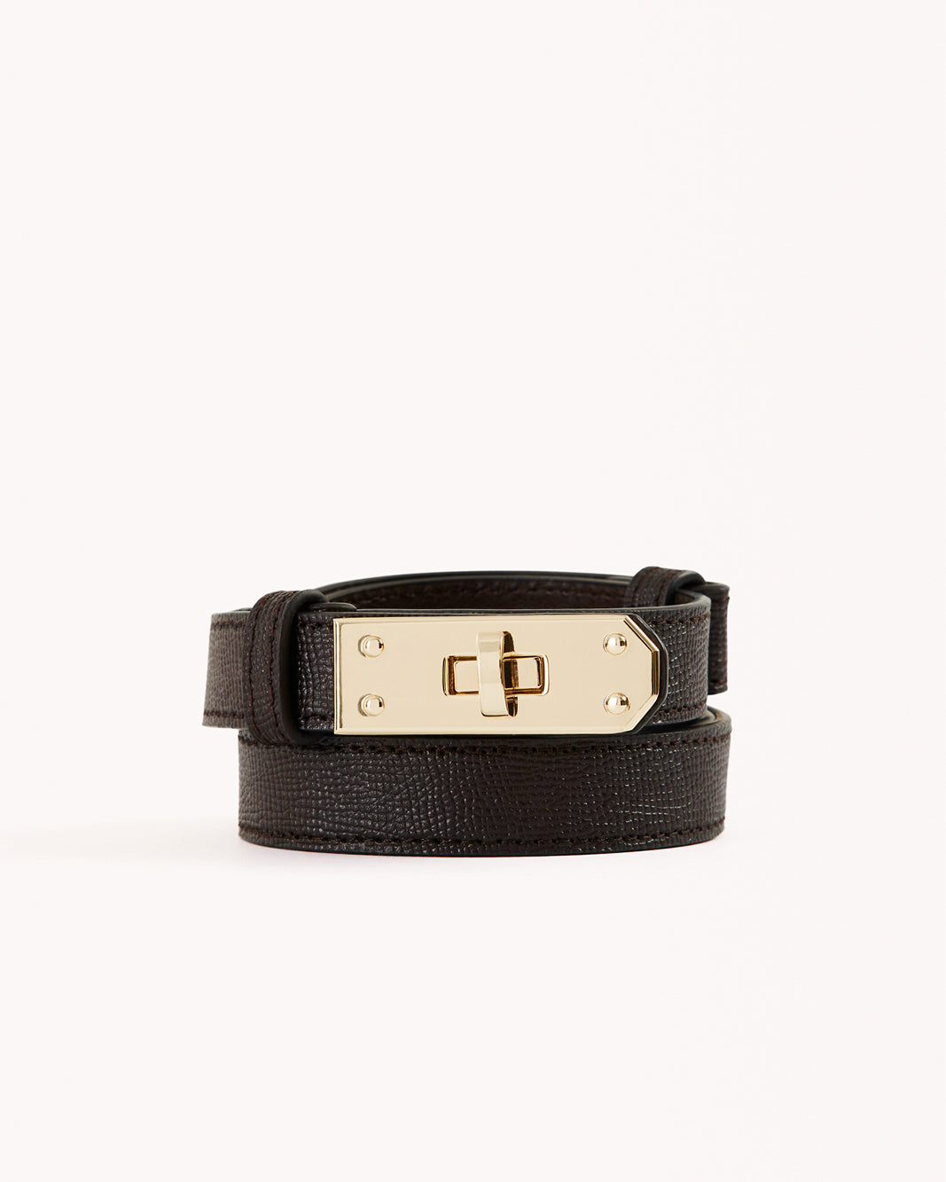BLAKE BELT - DARK CACAO-GOLD-BELTS-Billini-BILLINI USA