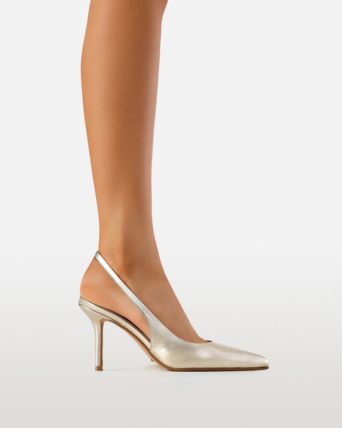BLONDIE - GOLD METALLIC-PUMPS-Billini-BILLINI USA