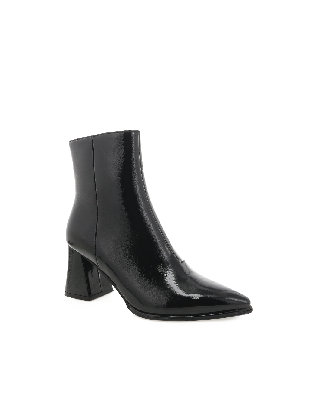 CADEN - BLACK CRINKLE PATENT-Boots-Billini-BILLINI USA