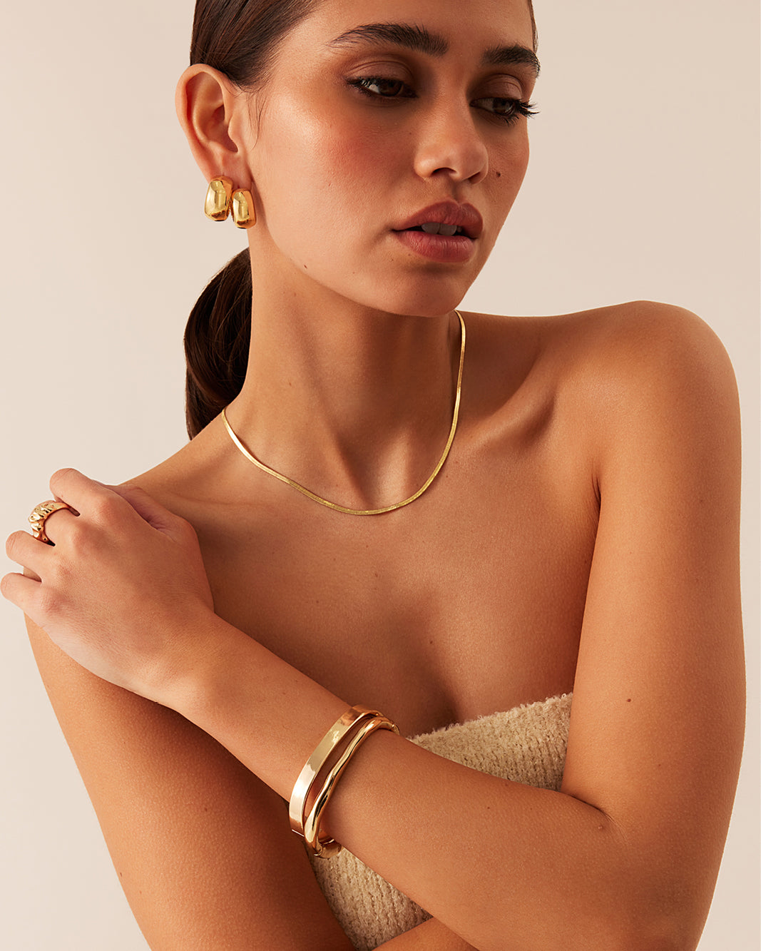 CARTER BANGLE 2 PACK - GOLD-JEWELLERY-Billini-BILLINI USA
