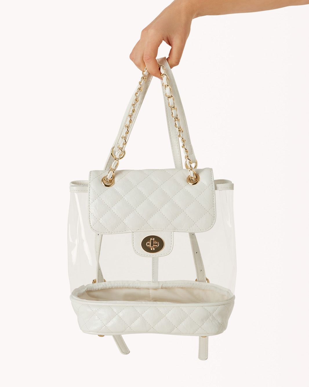 CASSIE BACKPACK - WHITE-CLEAR-Handbags-Billini-O/S-BILLINI USA