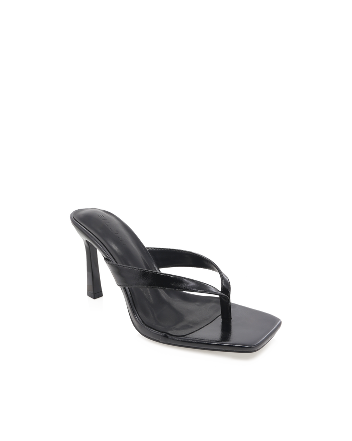 CASSIOPEIA - BLACK SHINE-Heels-Billini-BILLINI USA