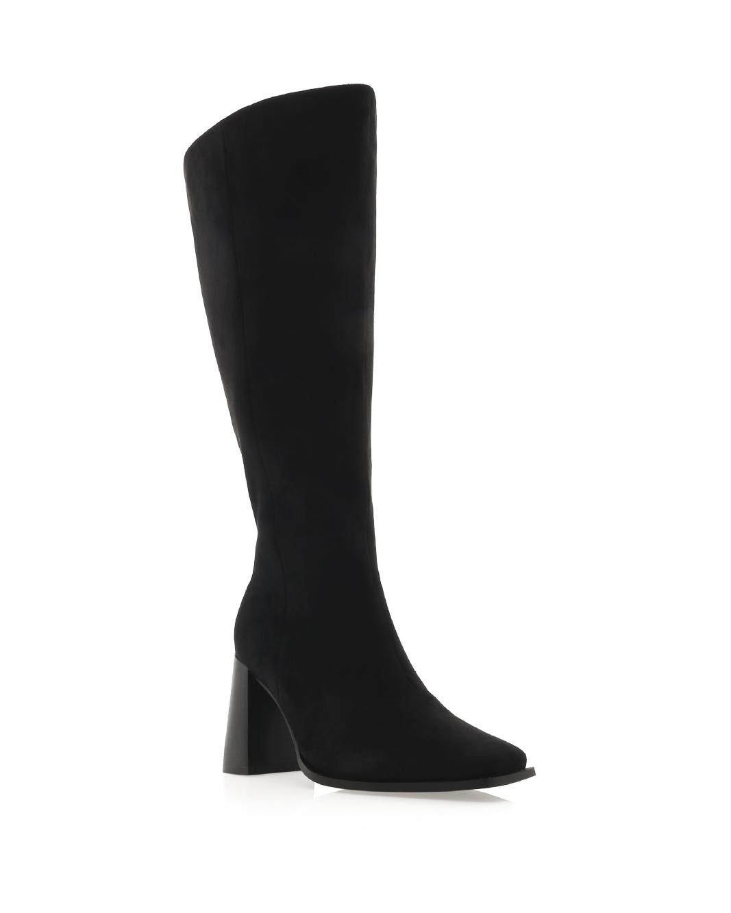 CASTON EXTENDED CURVE - BLACK SUEDE-Boots-Billini-BILLINI USA