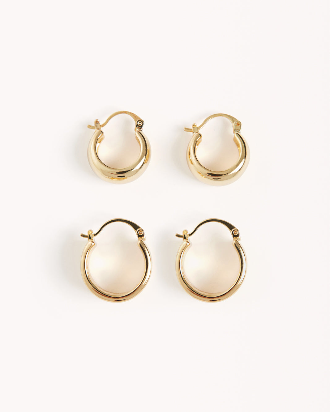 CINDY EARRING 2 PACK - GOLD PLATED 18K-JEWELLERY-Billini-O/S-BILLINI USA