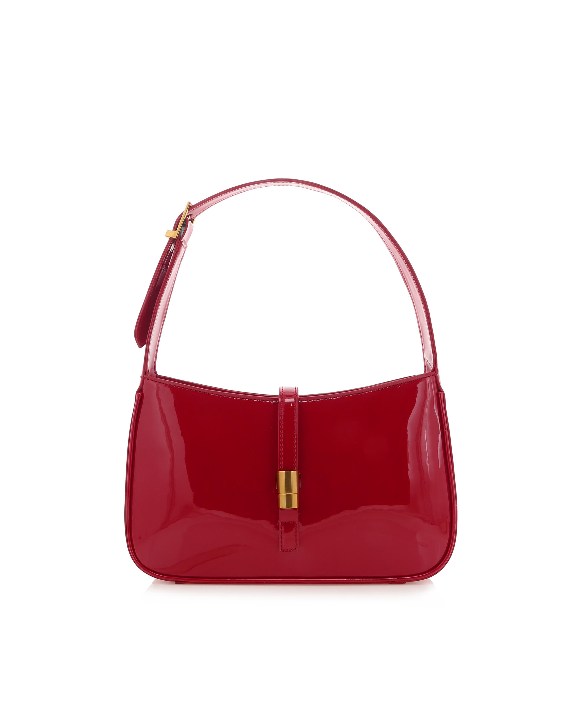 CLARA SHOULDER BAG - SCARLET PATENT-Handbags-Billini-BILLINI USA