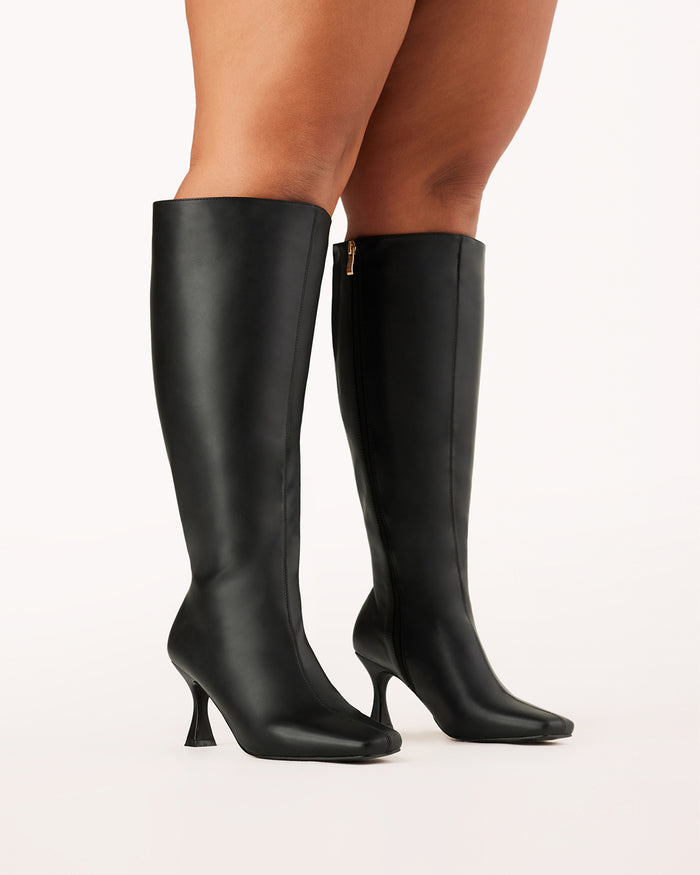 CORBIN EXTENDED CURVE - BLACK-Boots-Billini-BILLINI USA