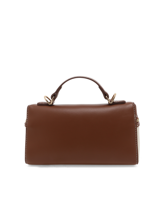 CORIN CROSS BODY BAG - CREAM LINEN-TAN-Handbags-Billini-BILLINI USA