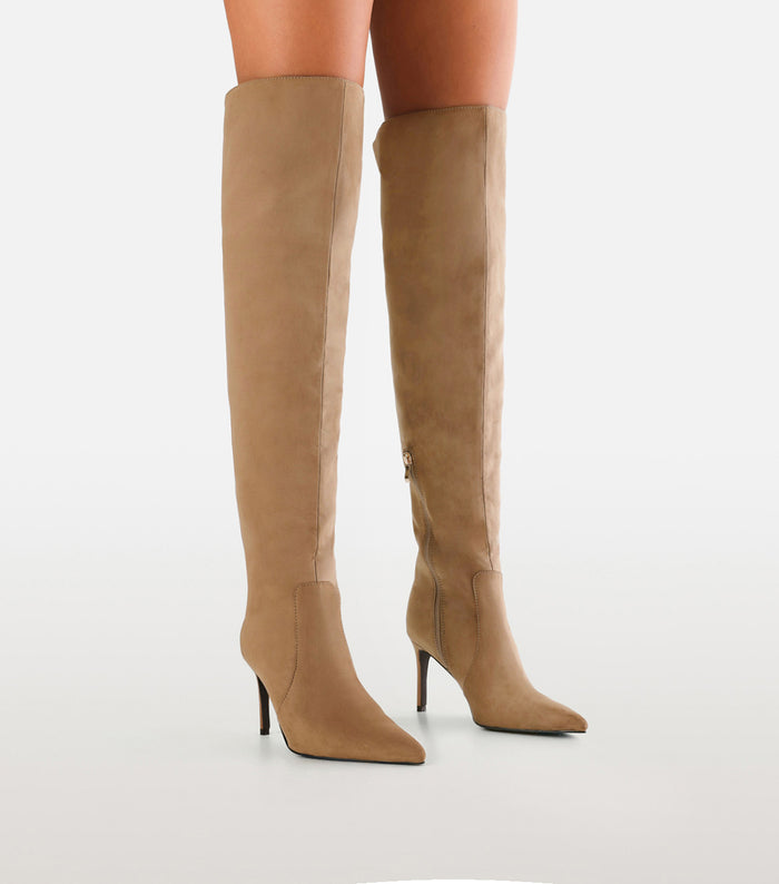 DAYSHA - CAMEL SUEDE-Boots-Billini-BILLINI USA