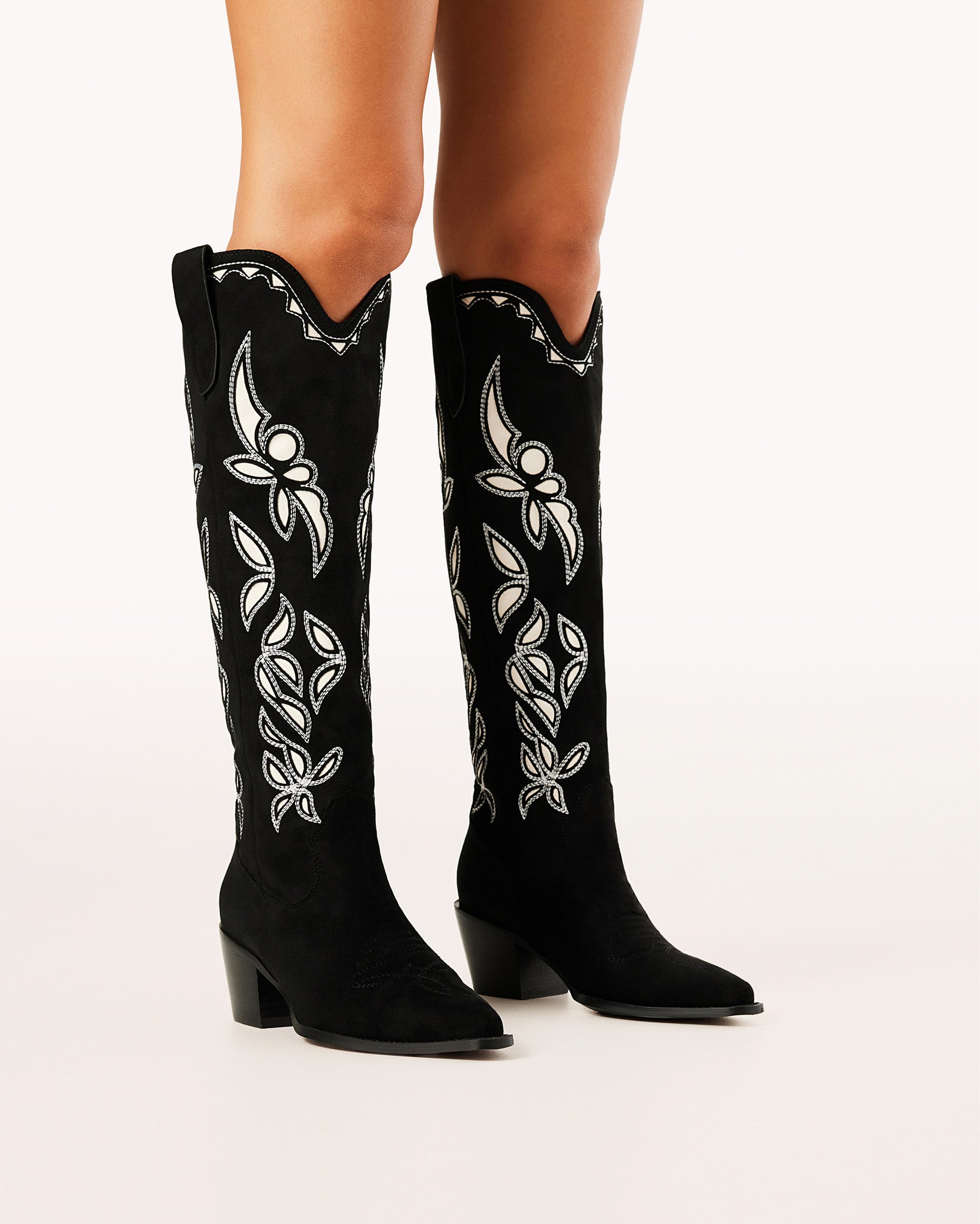 DELLA - BLACK SUEDE-Boots-Billini-BILLINI USA