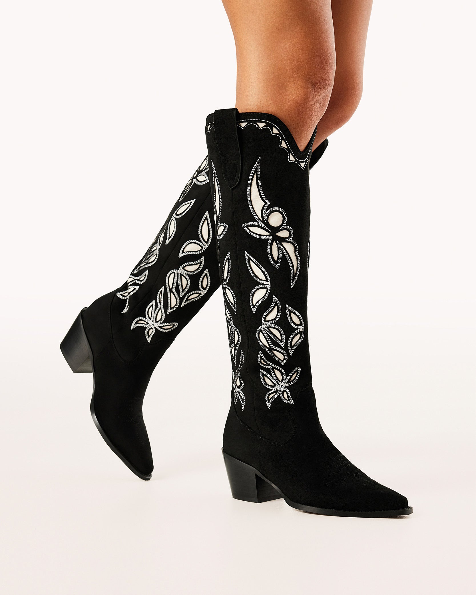 DELLA - BLACK SUEDE-Boots-Billini-BILLINI USA