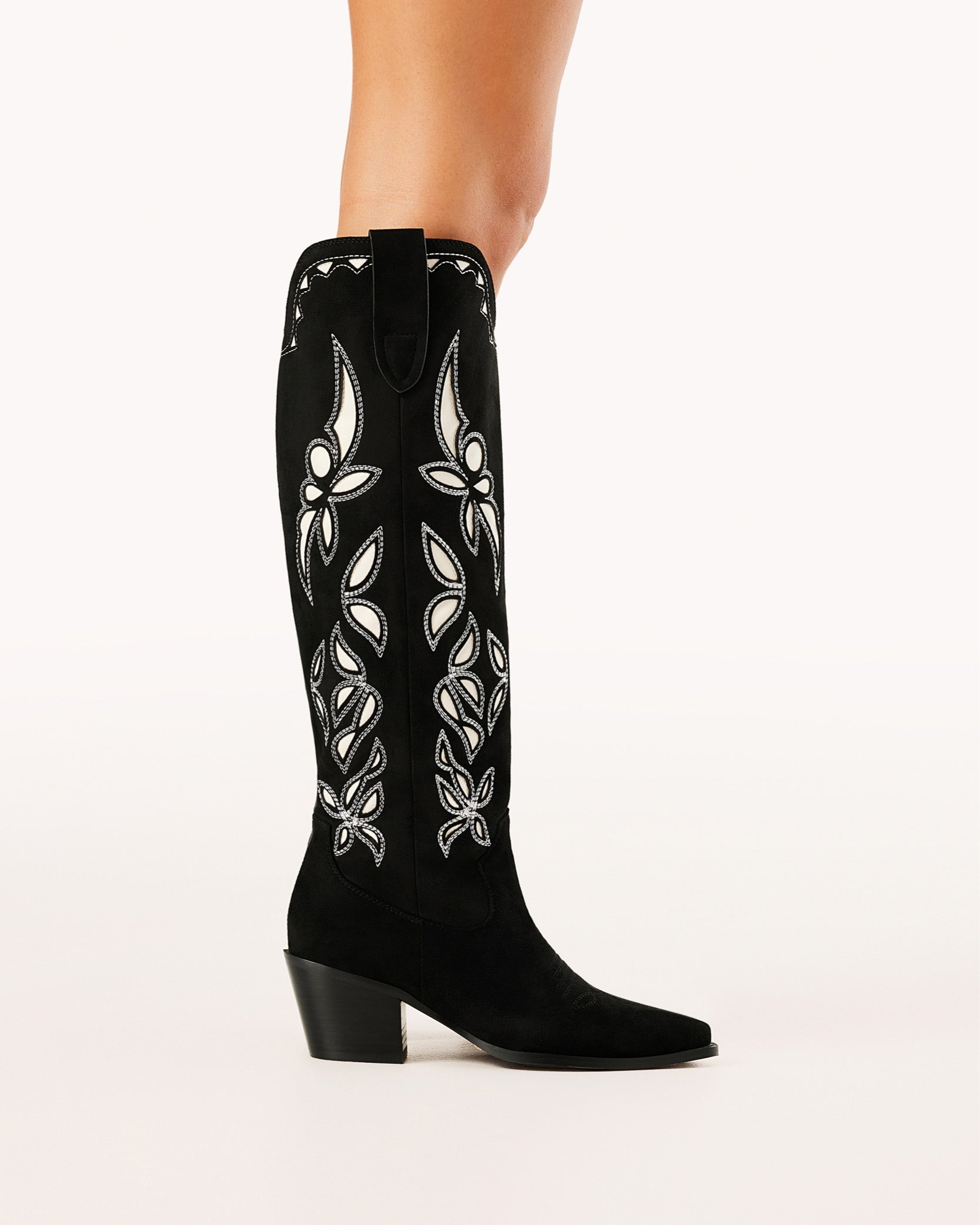 DELLA - BLACK SUEDE-Boots-Billini-BILLINI USA