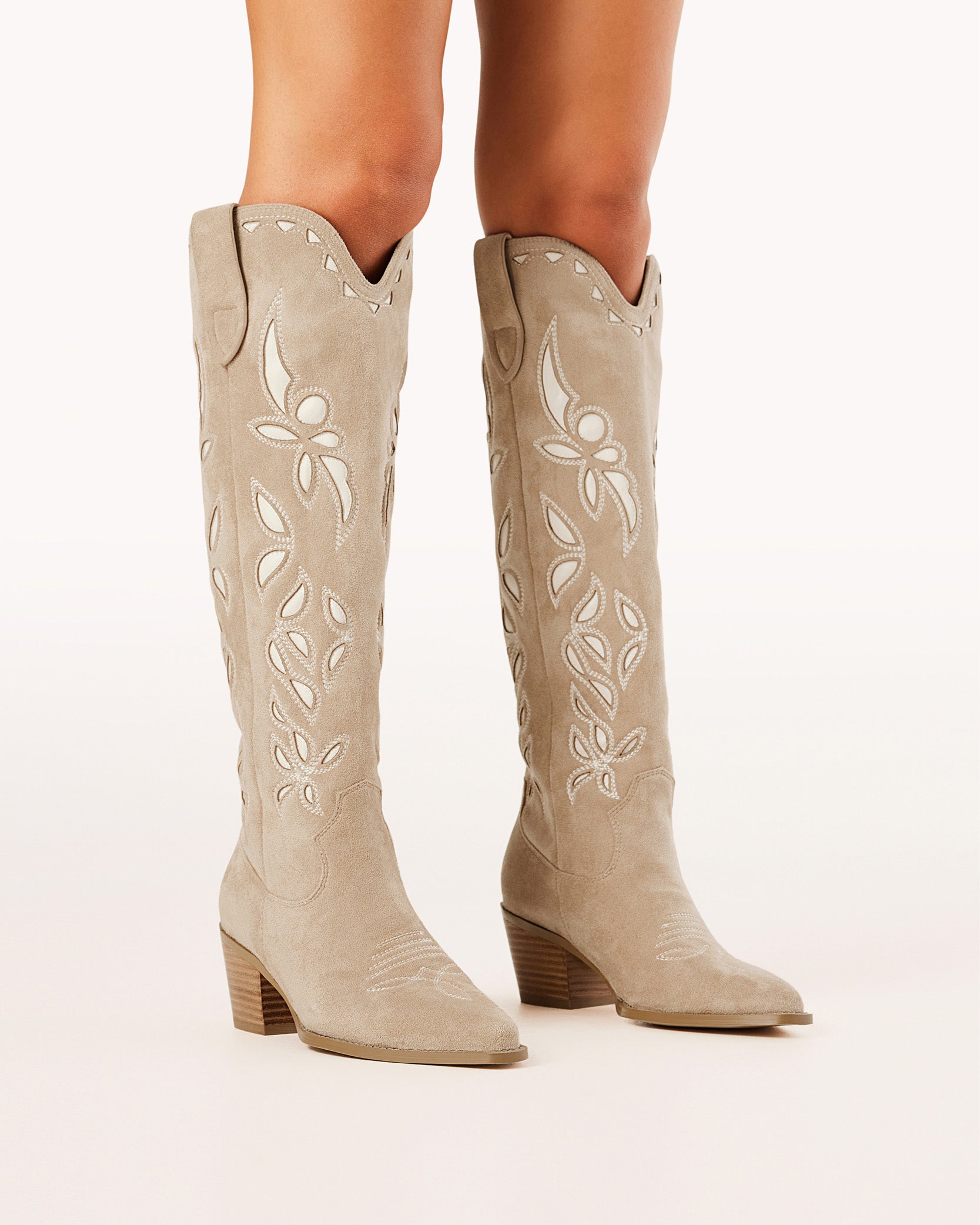 DELLA - TAUPE SUEDE-Boots-Billini-BILLINI USA