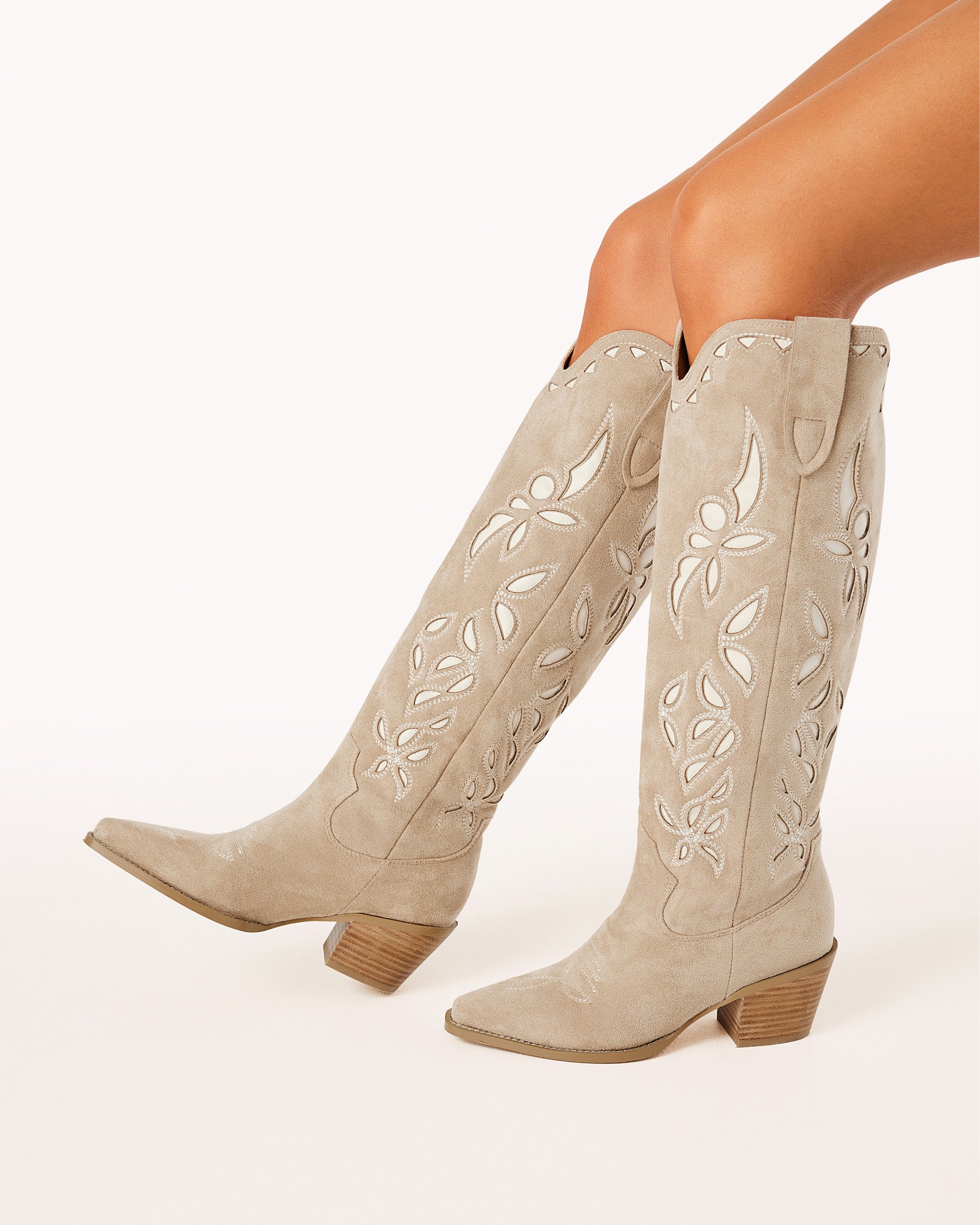 DELLA - TAUPE SUEDE-Boots-Billini-BILLINI USA