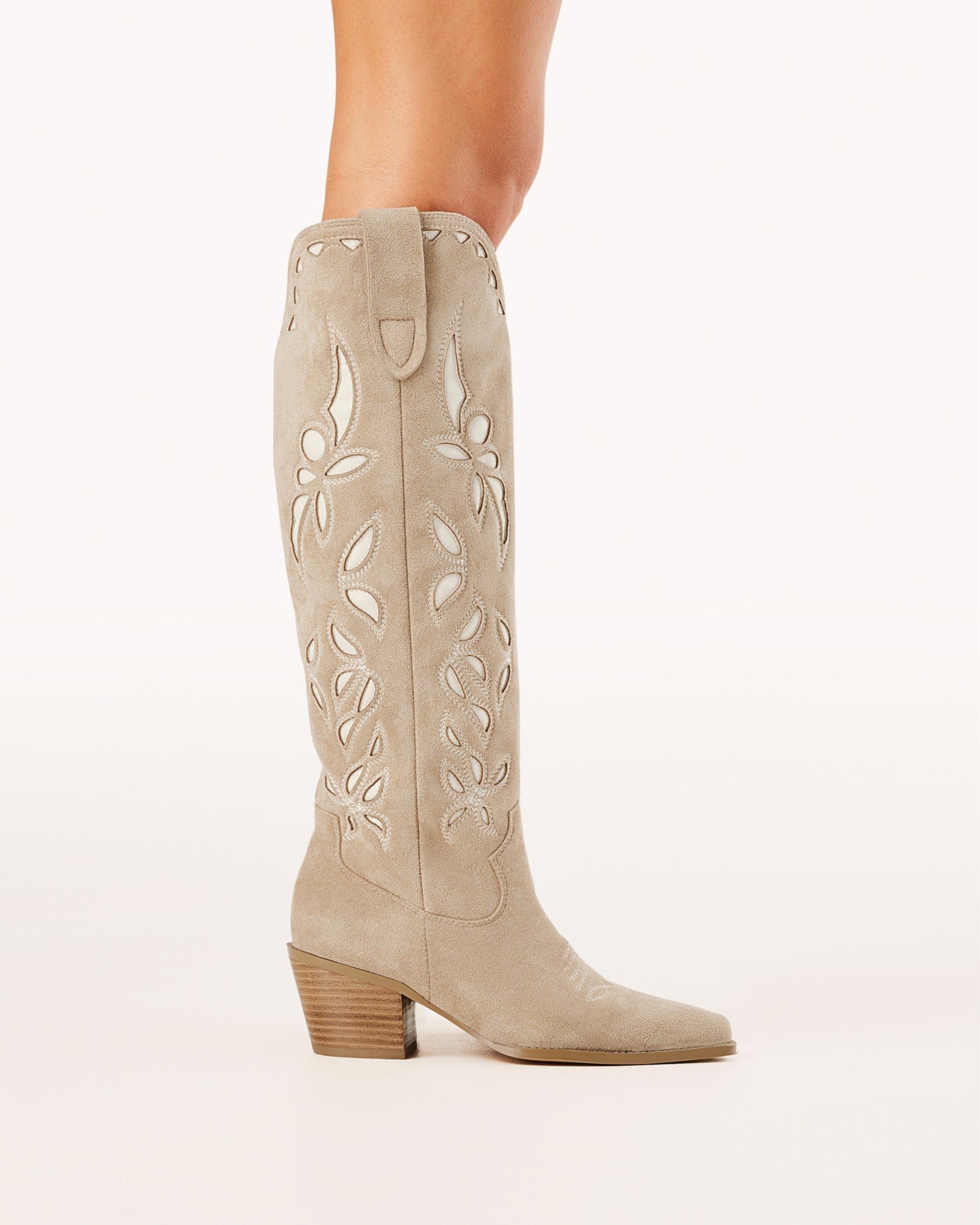 DELLA - TAUPE SUEDE-Boots-Billini-BILLINI USA